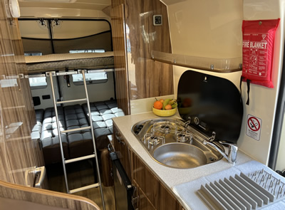 Campervan Internal Bunk Space