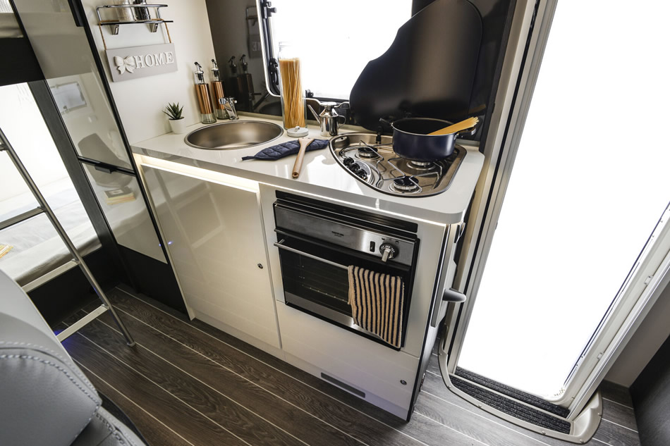 Motorhome Kitchen Area