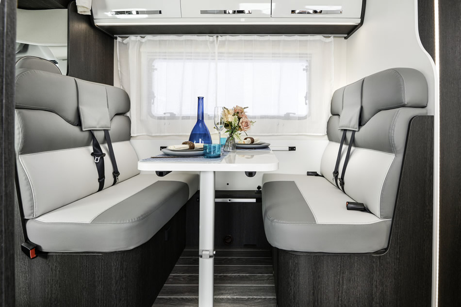 Motorhome Lounge Area